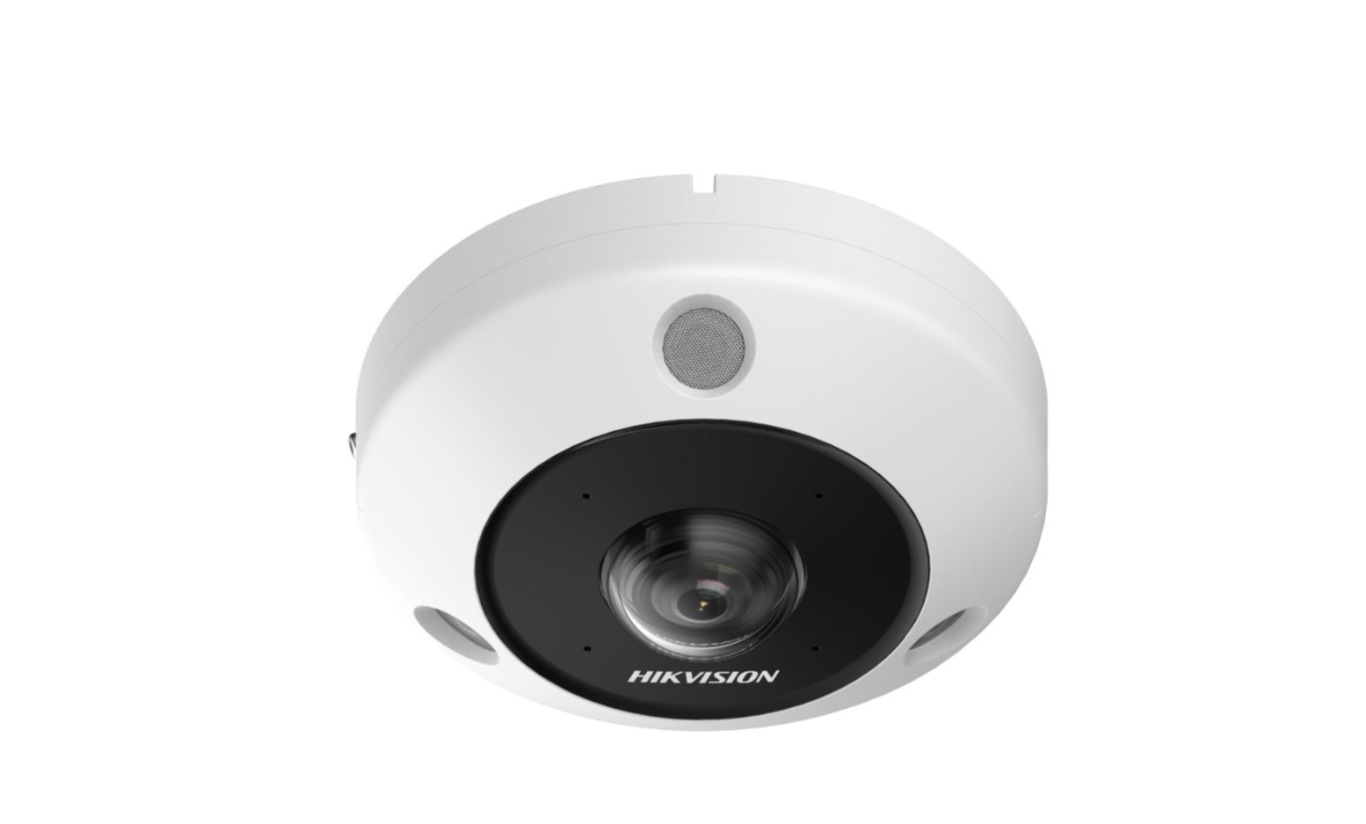 Cámara Fisheye IP Hikvision 6MP 360° DeepinView IVS Exterior DS-2CD6365G1